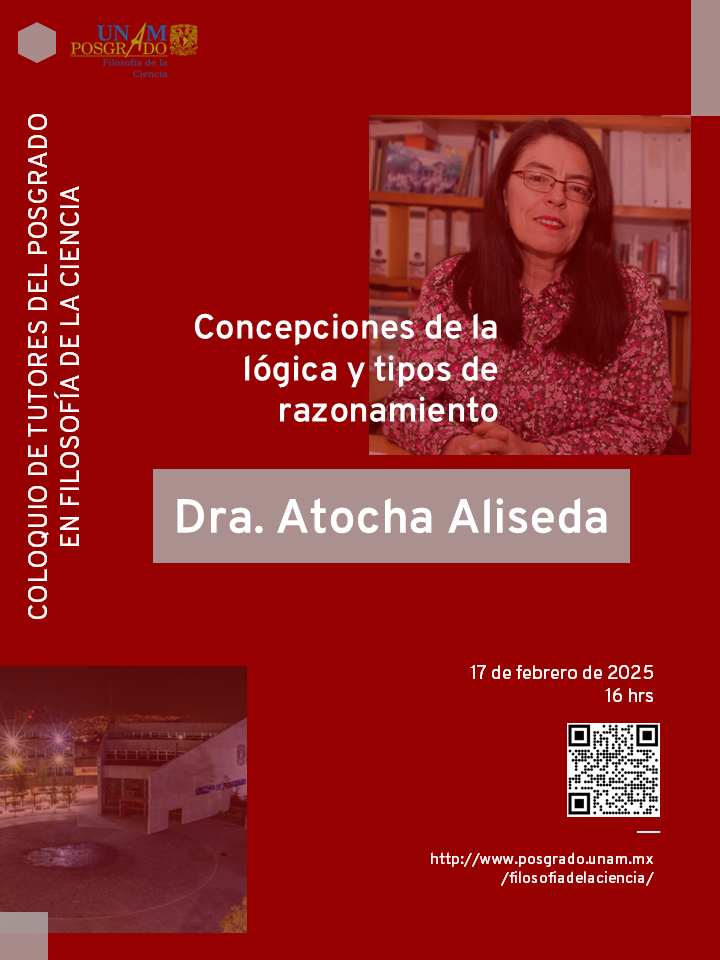 Dra. Atocha Aliseda  Concepciones de la lógica y tipos de razonamiento